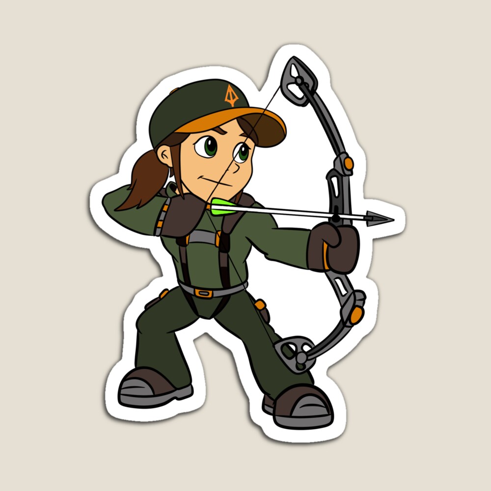 Brooke Full Draw Sticker