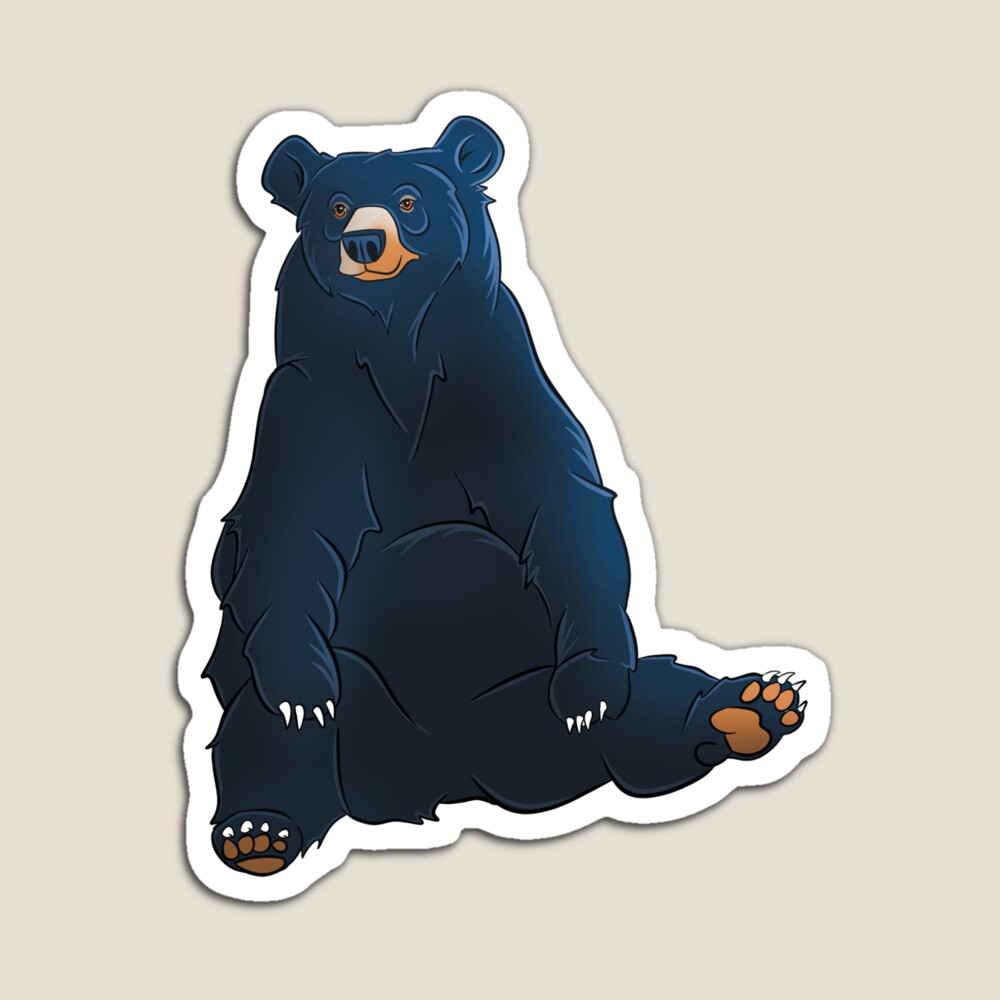 The Hunting Tales: Bear Hunt, sitting bear sticker