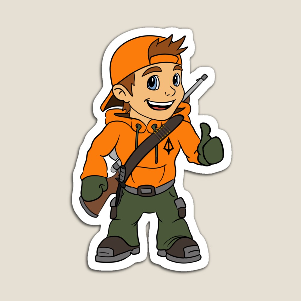 the hunting tales scout thumbs up sticker
